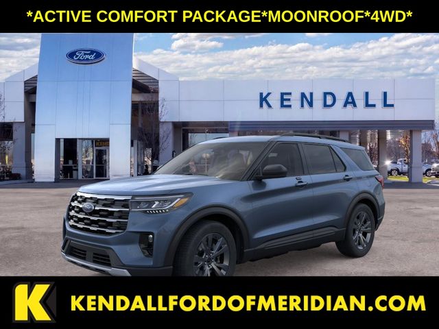 Vapor Blue 2026 Ford Explorer SUV / Crossover All-Wheel Drive Automatic