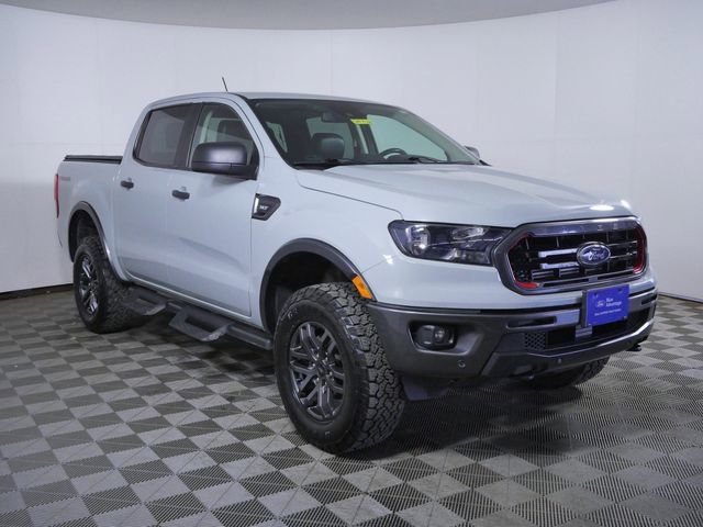 Cactus Gray 2022 Ford Ranger XLT SuperCrew 4WD Pickup Truck Four-Wheel Drive Automatic