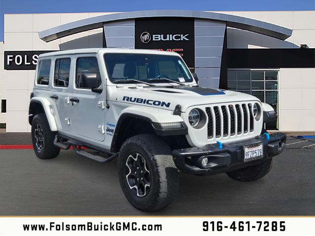 Bright White Clearcoat 2021 Jeep Wrangler 4xe SUV / Crossover Four-Wheel Drive 8-Speed Automatic