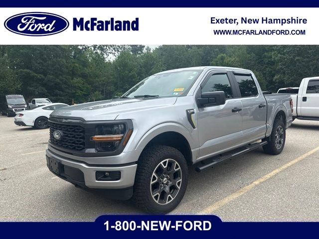 Silver Metallic 2024 Ford F-150 Pickup Truck Four-Wheel Drive Automatic