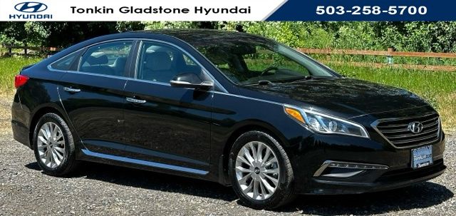 Phantom Black 2015 Hyundai Sonata Sedan Front-Wheel Drive 6-Speed Automatic