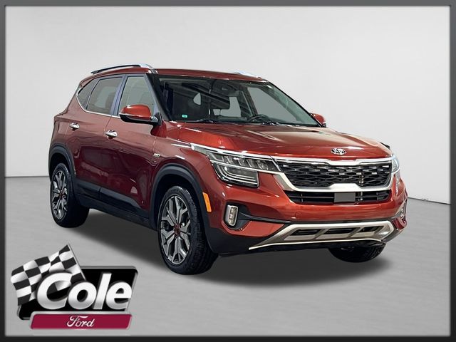 Mars Orange 2021 Kia Seltos SX Turbo AWD SUV / Crossover All-Wheel Drive 7-Speed Automatic
