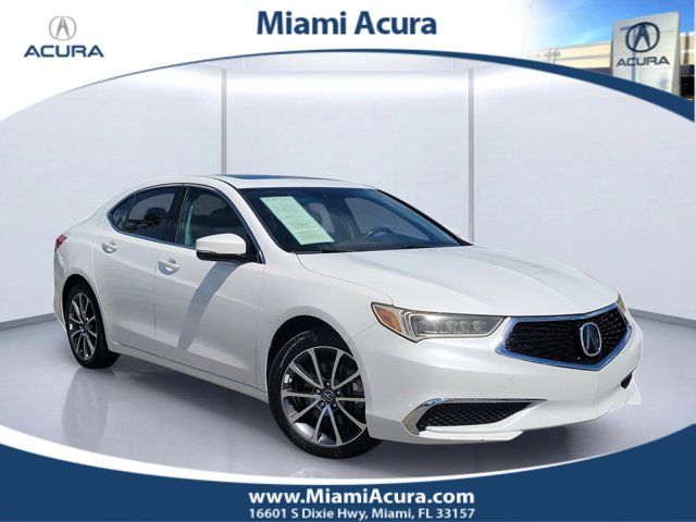 Bellanova White Pearl 2018 Acura TLX V6 FWD Sedan Front-Wheel Drive 9-Speed Automatic