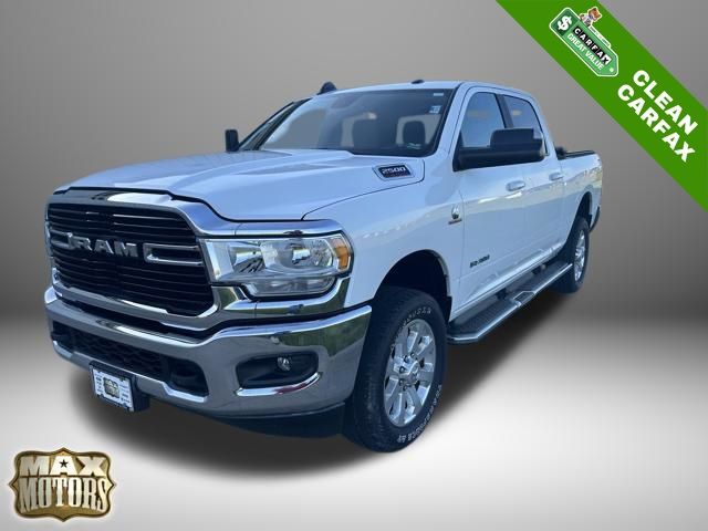 Bright White Clearcoat 2021 RAM 2500 Big Horn Crew Cab 4WD Pickup Truck Four-Wheel Drive 6-Speed Automatic