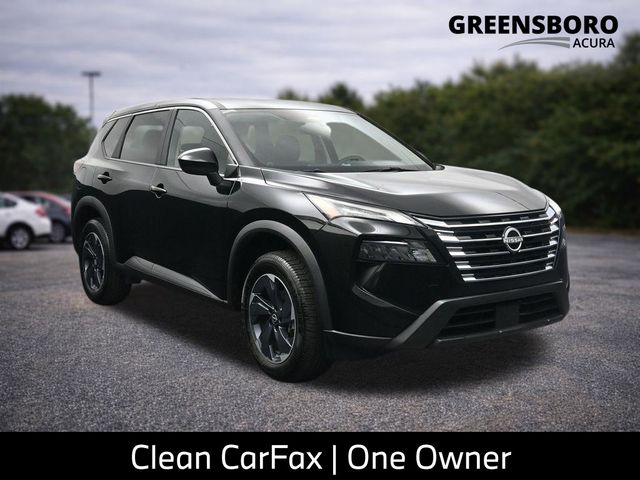 Super Black 2025 Nissan Rogue SUV / Crossover Front-Wheel Drive Continuously Variable Transmission