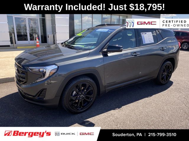 Graphite Gray Metallic 2021 GMC Terrain SLE FWD SUV / Crossover Front-Wheel Drive 9-Speed Automatic