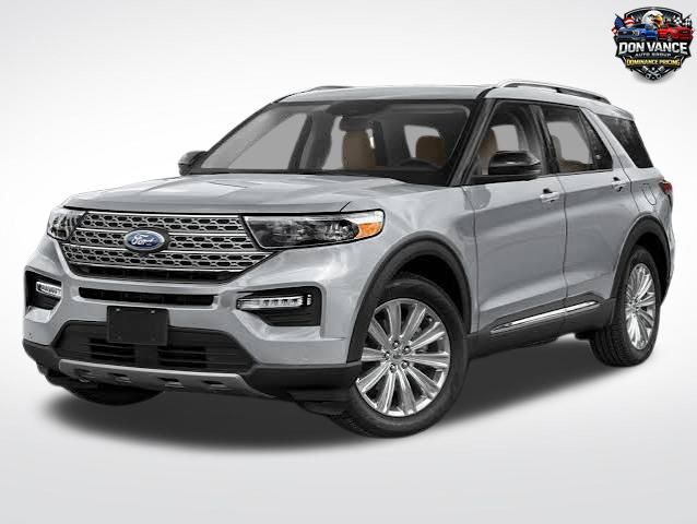 Silver Metallic 2024 Ford Explorer SUV / Crossover Rear-Wheel Drive Automatic