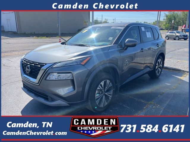 Gray (Gun Metallic) 2022 Nissan Rogue SV FWD SUV / Crossover Front-Wheel Drive Continuously Variable Transmission