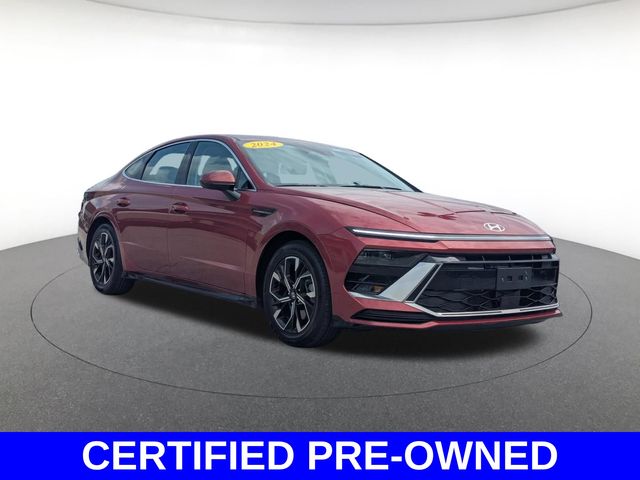 Ultimate red 2024 Hyundai Sonata Sedan Front-Wheel Drive 8-Speed Automatic