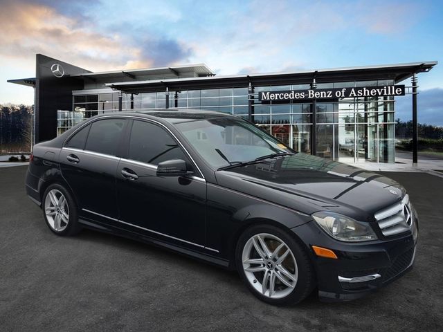 Black 2013 Mercedes-Benz C-Class Sedan 7-Speed Automatic