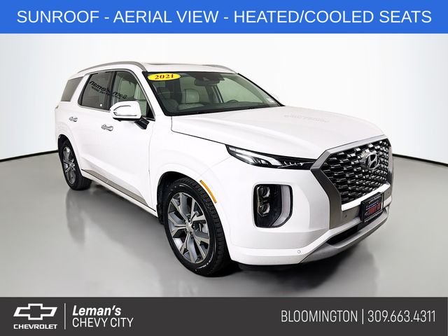 Hyper White 2021 Hyundai Palisade Limited AWD SUV / Crossover All-Wheel Drive 8-Speed Automatic