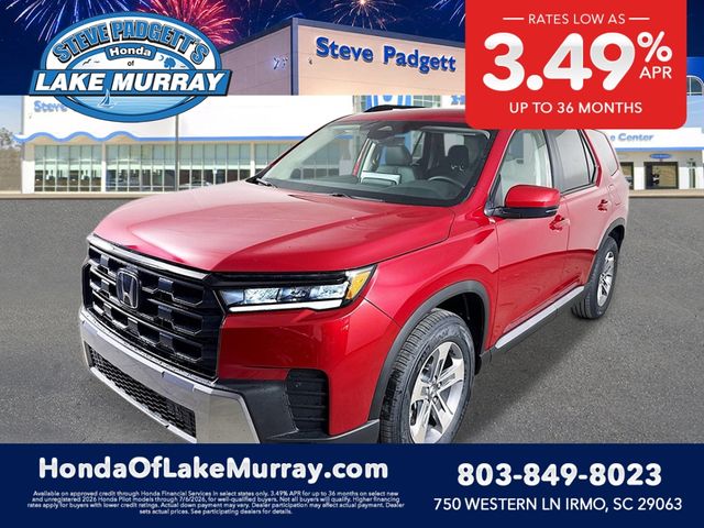 Radiant Red Metallic II 2026 Honda Pilot SUV / Crossover Front-Wheel Drive Automatic