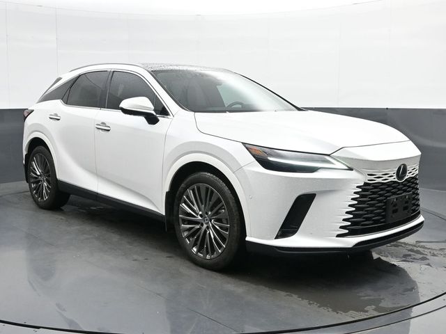 White Pearl 2024 Lexus RX Hybrid 350h Luxury AWD SUV / Crossover All-Wheel Drive Continuously Variable Transmission
