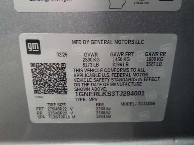 2026 – Chevrolet – Traverse