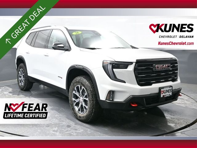 Summit White 2026 GMC Acadia SUV / Crossover Four-Wheel Drive 8-Speed Automatic