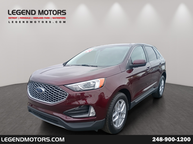 Red (Burgundy) 2024 Ford Edge SEL AWD SUV / Crossover All-Wheel Drive 8-Speed Automatic