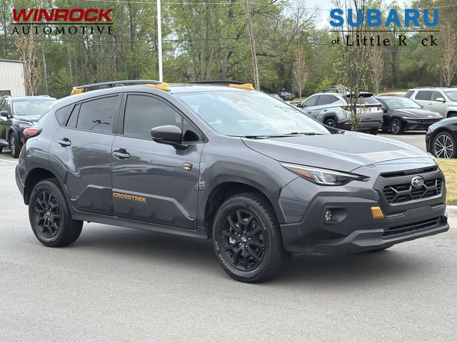 Gray Metallic 2024 Subaru Crosstrek Wilderness AWD SUV / Crossover All-Wheel Drive Continuously Variable Transmission