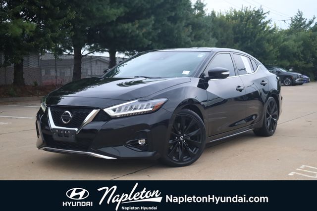 Super Black 2019 Nissan Maxima Sedan Front-Wheel Drive Continuously Variable Transmission
