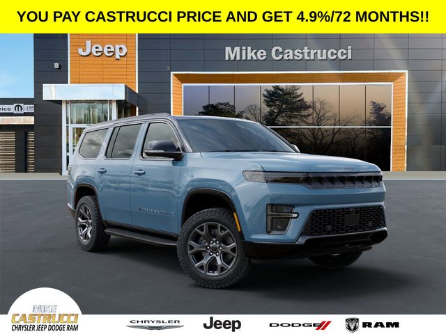 Gray (Steel Blue) 2026 Jeep Grand Wagoneer SUV / Crossover Four-Wheel Drive 8-Speed Automatic