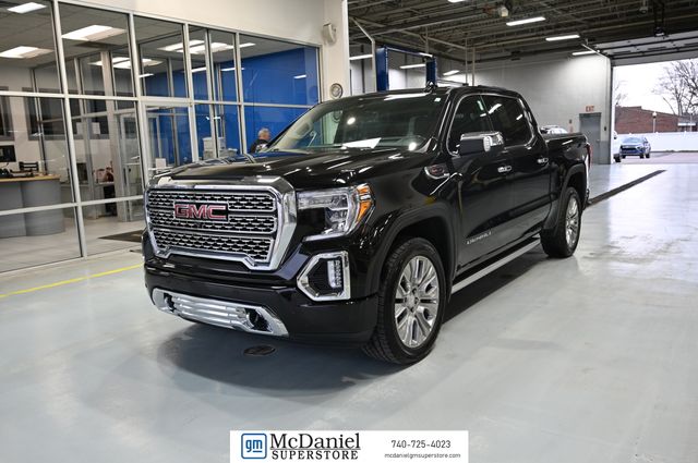 Black (Ebony Twilight Metallic) 2021 GMC Sierra 1500 Denali Crew Cab 4WD Pickup Truck Four-Wheel Drive Automatic