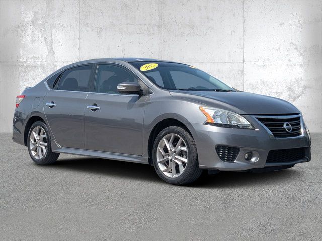 Gray (Gun Metallic) 2015 Nissan Sentra Sedan Front-Wheel Drive Continuously Variable Transmission