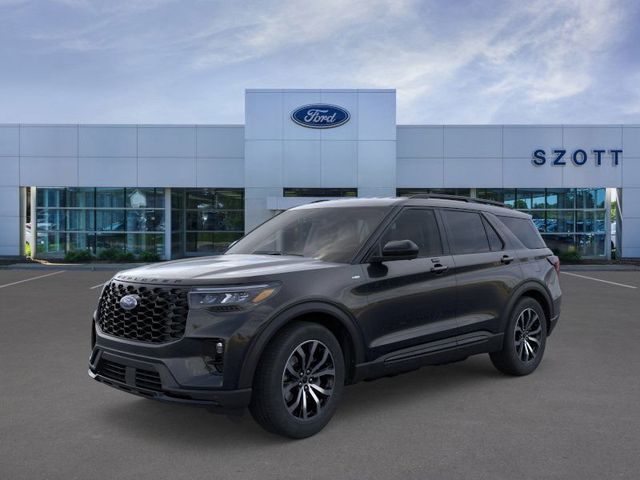 Agate Black Metallic 2026 Ford Explorer ST-Line AWD SUV / Crossover All-Wheel Drive Automatic