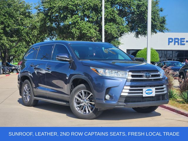 Shoreline Mist 2019 Toyota Highlander SUV / Crossover Front-Wheel Drive 8-Speed Automatic
