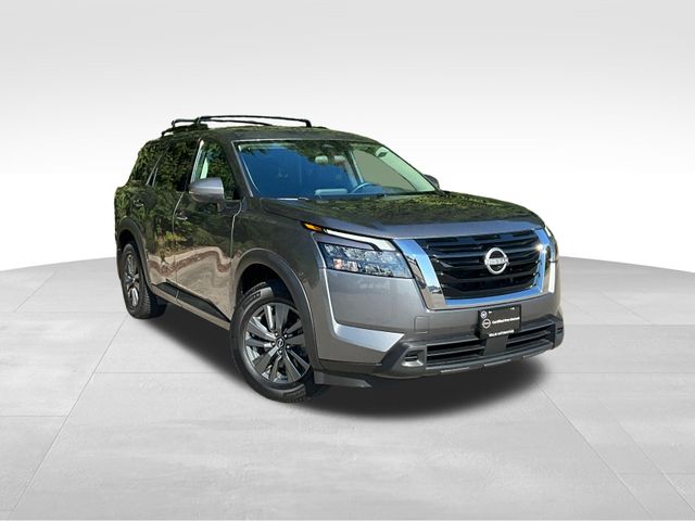 Gray (Gun Metallic) 2023 Nissan Pathfinder SUV / Crossover All-Wheel Drive 9-Speed Automatic