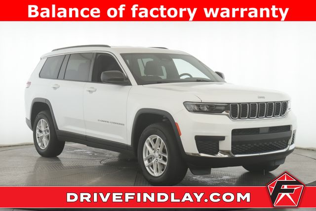 Bright White Clearcoat 2025 Jeep Grand Cherokee L Laredo RWD SUV / Crossover 4X2 8-Speed Automatic