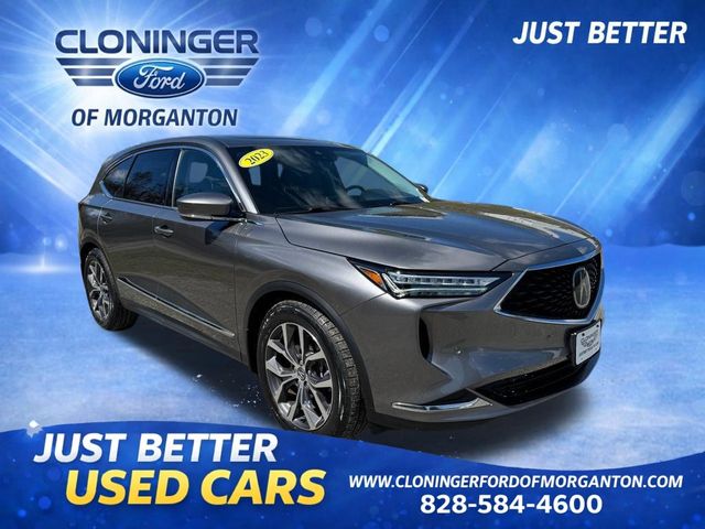 Liquid Carbon Metallic 2023 Acura MDX SH-AWD with Technology Package SUV / Crossover All-Wheel Drive Automatic