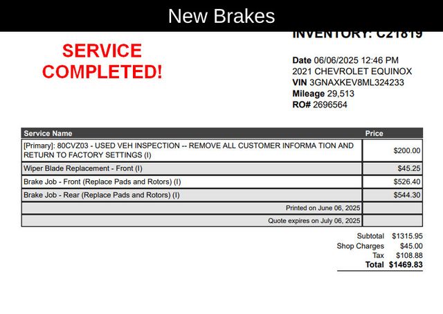 Used 2021 Chevrolet Equinox For Sale in Grove City, OH