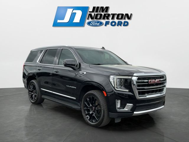 Onyx Black 2023 GMC Yukon SLT 4WD SUV / Crossover Four-Wheel Drive