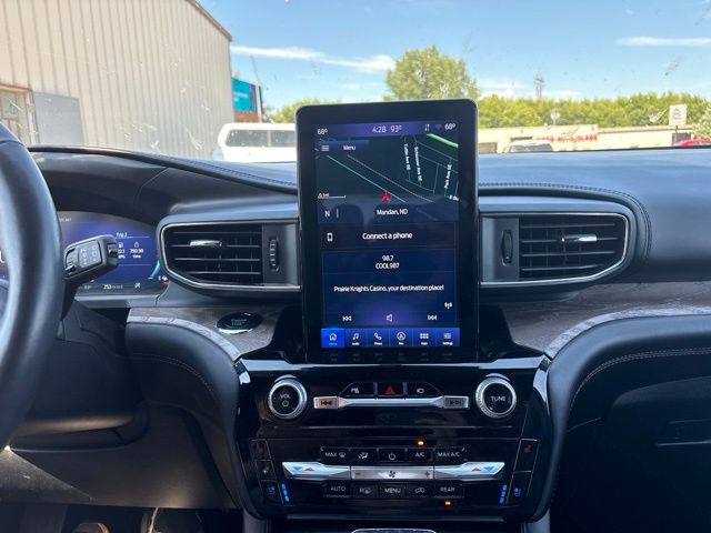2022 Red Ford Explorer Platinum 4X4 SUV
