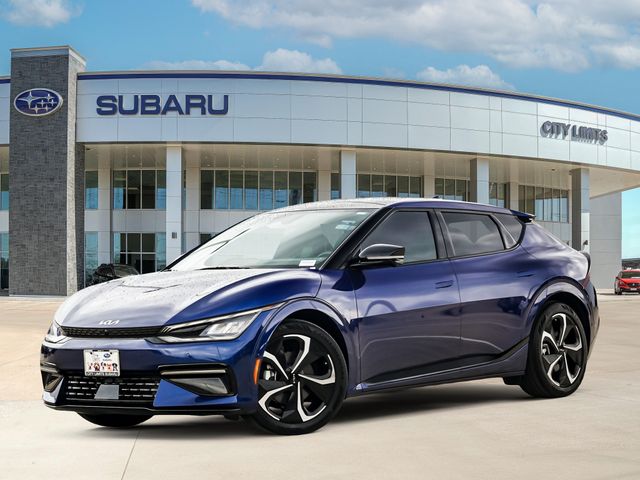 Blue 2024 Kia EV6 SUV / Crossover All-Wheel Drive 1-Speed Automatic
