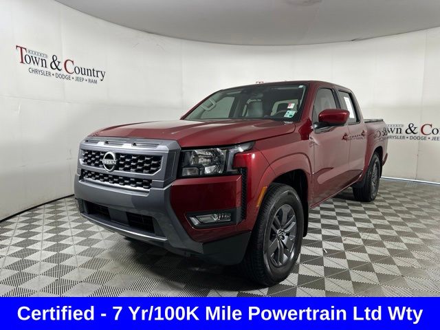 Cardinal Red Metallic 2025 Nissan Frontier Pickup Truck 4X2 9-Speed Automatic Overdrive
