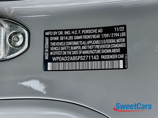 2023 Porsche 718 Cayman