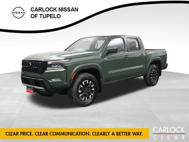 Tactical Green Metallic 2024 Nissan Frontier Pickup Truck Four-Wheel Drive 9-Speed Automatic Overdrive