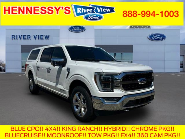 Star White Metallic Tri-Coat 2022 Ford F-150 Pickup Truck Four-Wheel Drive Automatic