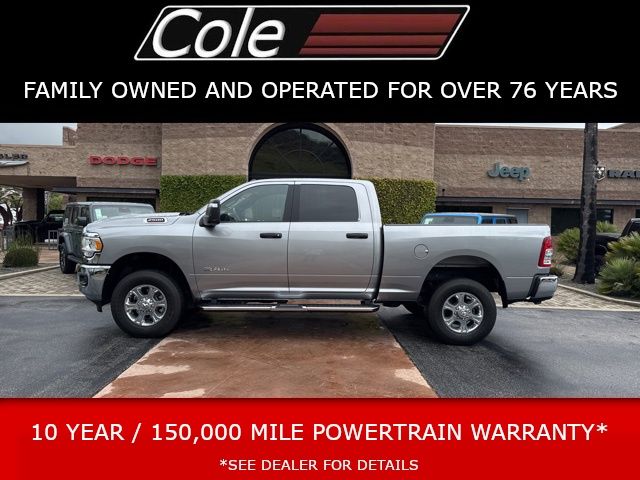 Billet Silver Metallic Clearcoat 2024 RAM 2500 Pickup Truck Four-Wheel Drive 8-Speed Automatic