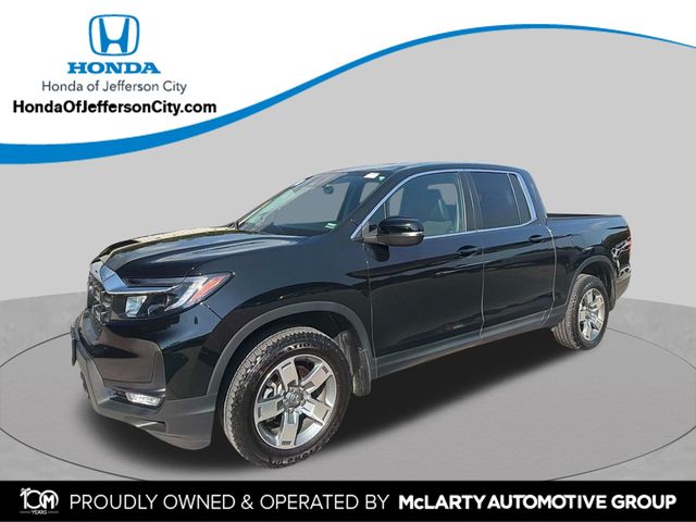Crystal Black Pearl 2025 Honda Ridgeline Pickup Truck All-Wheel Drive 9-Speed Automatic