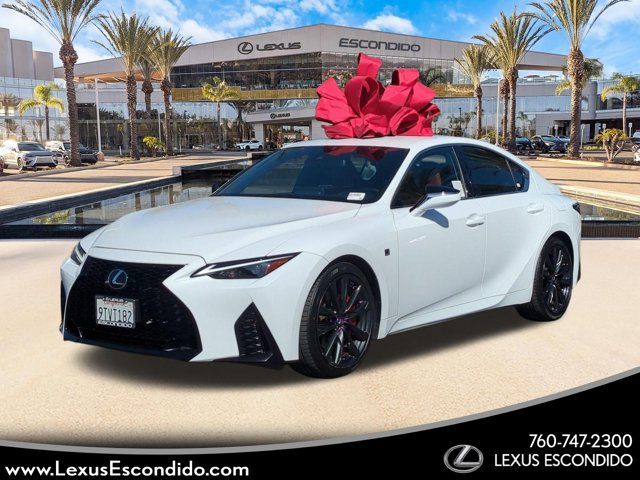 Ultra White 2025 Lexus IS Sedan Rear-Wheel Drive 8-Speed Automatic
