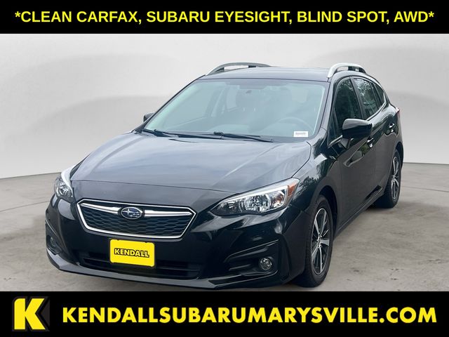 Crystal Black Silica 2019 Subaru Impreza Hatchback All-Wheel Drive Continuously Variable Transmission