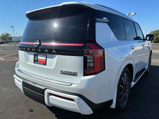 2026 Nissan Armada Platinum Reserve White at McGavock Nissan of Amarillo