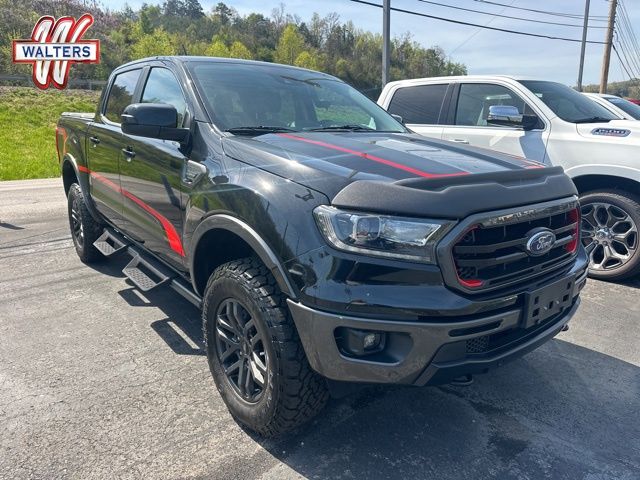 Shadow Black 2022 Ford Ranger Lariat SuperCrew 4WD Pickup Truck Four-Wheel Drive Automatic