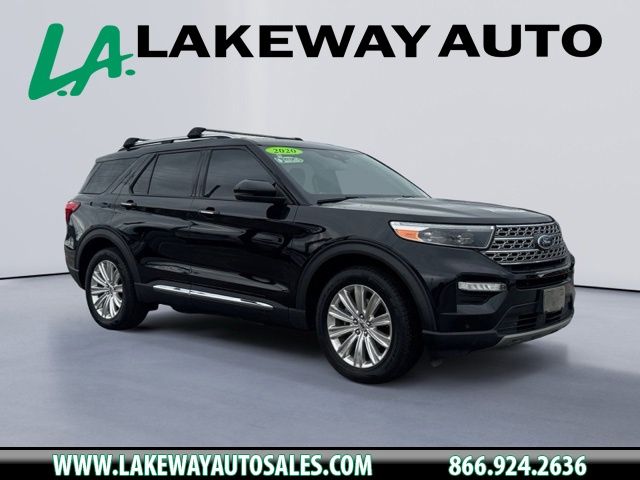 Black Metallic 2020 Ford Explorer Limited AWD SUV / Crossover All-Wheel Drive Automatic