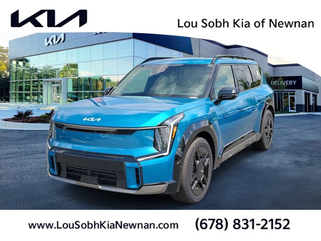 Ocean Blue 2026 Kia EV9 SUV / Crossover All-Wheel Drive 1-Speed Automatic