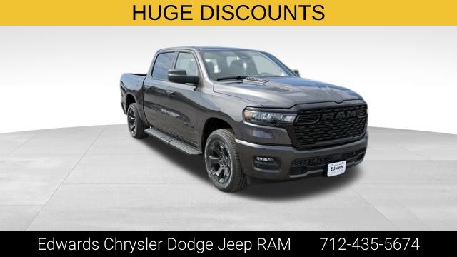 Gray (Granite Crystal Metallic Clearcoat) 2026 RAM 1500 Express Crew Cab 4WD Pickup Truck Four-Wheel Drive 8-Speed Automatic