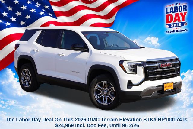 Summit White 2026 GMC Terrain SUV / Crossover Front-Wheel Drive Continuously Variable Transmission