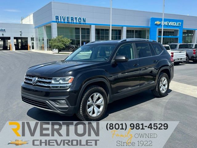 Deep Black 2018 Volkswagen Atlas SUV / Crossover All-Wheel Drive 8-Speed Automatic