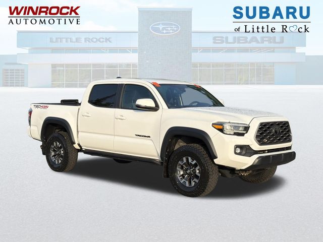 Super White 2021 Toyota Tacoma Pickup Truck Four-Wheel Drive 6-Speed Automatic